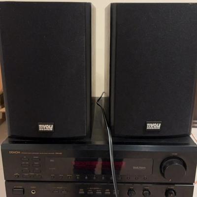 Denon Receiver And Tivoli Speakers