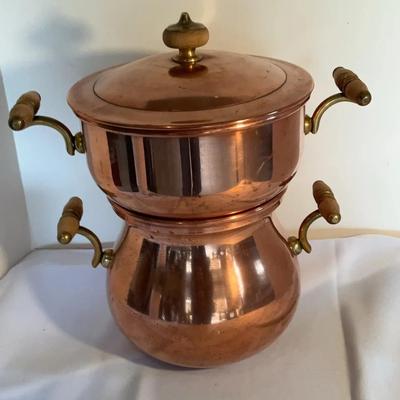 Copper Couscous Pot Moroccan 