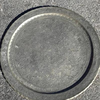 Iranian Silbyrd Copper Tray