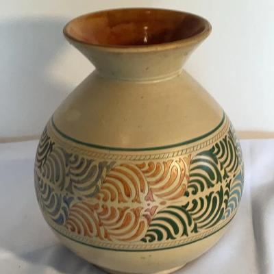 Hand Painted Moroccan Vase 