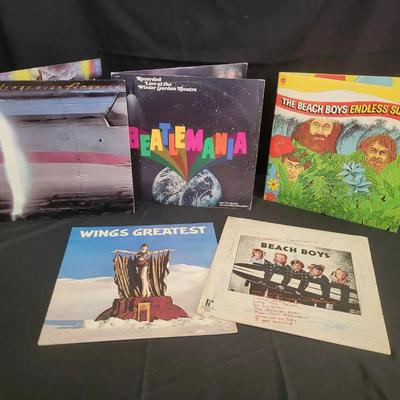 Vinyl Records | Wings, Beatlemania & Beach Boys LP Albums incl. Endless Summer & More