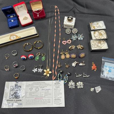 Vintage Jewelry Collection | Genuine Cubic Zirconia, Rings, Earrings, Watch, Pendants & More