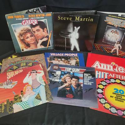 LP Vinyl Soundtrack Records | Grease, Saturday Night Fever, Top Gun & More