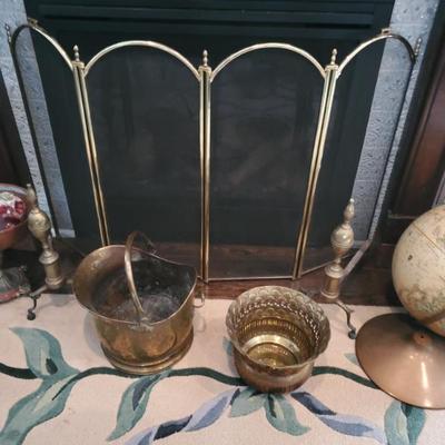 Original 1780 Lemon Top Andirons