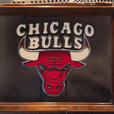 Chicago Bulls Stained Glass 