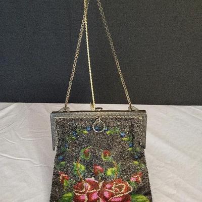 Steel Beaded Purse C. 1920