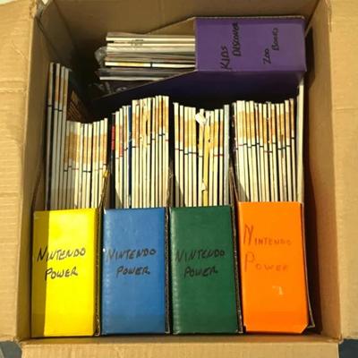 Collection Of Nintendo Power Magazines