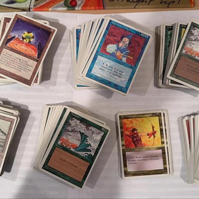 Magic The Gathering Cards Fourth Edition 300+ Cards & 4 Booklets 