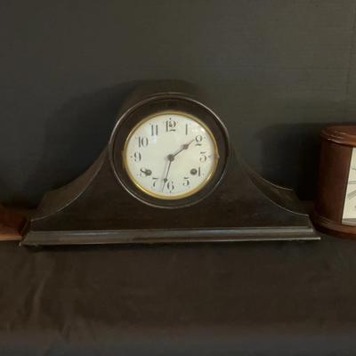 3 Mantel Clocks: Waterbury, Seiko, Howard Miller