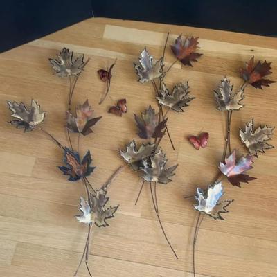 George Goehl MCM Metal Branch Decor