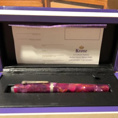 Krone Boulder “Purple Haze” Fountain Pen