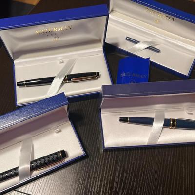 3 Waterman Fountain Pens