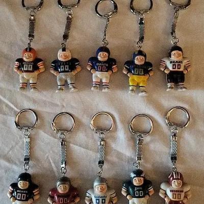 10 'Lil Sports Brat NFL keychains #3