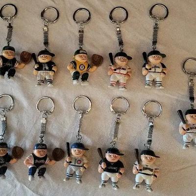 11 'Lil Sports Brat MLB keychains