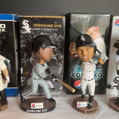 4 White Sox Bobble Heads: Thorne, Buehrle, Konerko etc.
