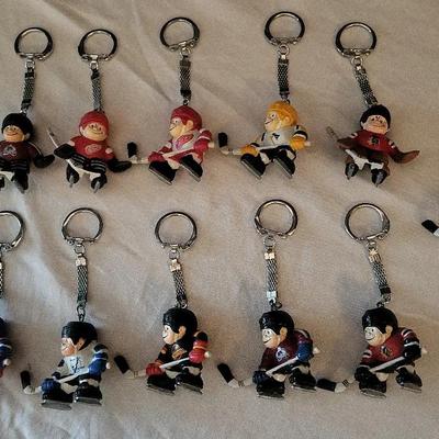 11 'Lil Sports Brat NHL keychains