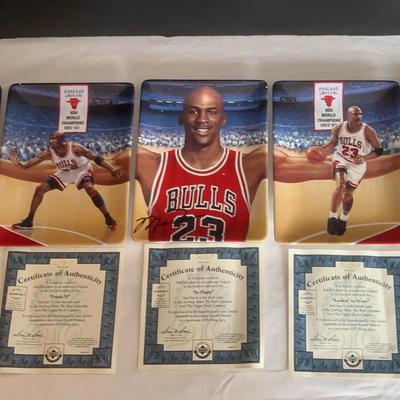 Michael Jordan - Upper Deck “In Flight” Collector Plate Series