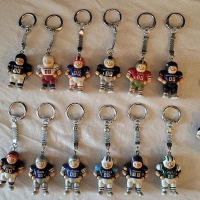 13 'Lil Sports Brat NFL keychains #2