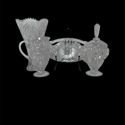 Vintage Pressed Glass