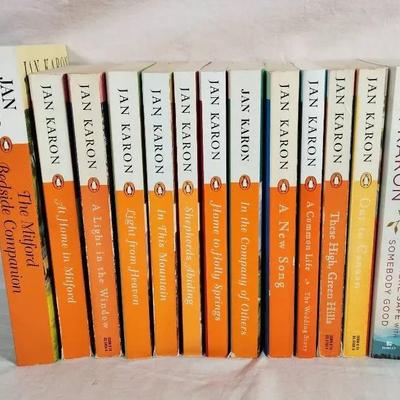 Jan Karon Mitford Series Book Lot – 13 Father Tim Paperbacks + Bedside Companion