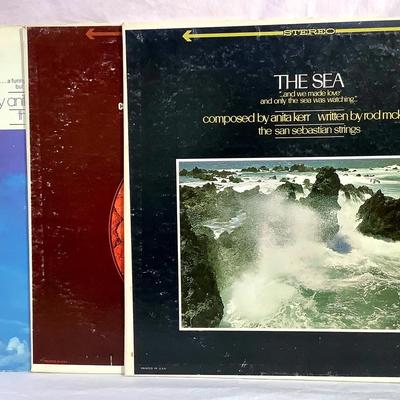 Rod McKuen & Anita Kerr – Lot of 3 Vinyl LPs – The Sky, the Earth, the Sea & More
