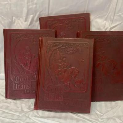 Vintage “Book Trails” Children’s Book Set (Volumes 1, 3, 4 & 8)