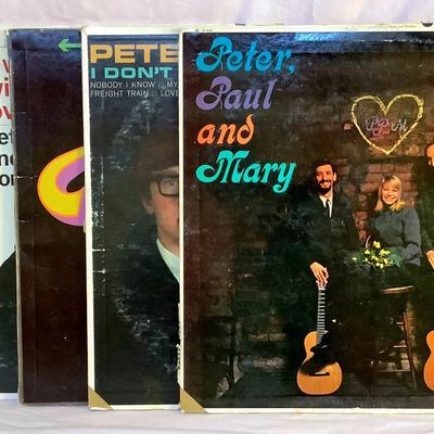 Peter, Paul & Mary + Peter & Gordon Vinyl Record Lot (Folk Bundle)