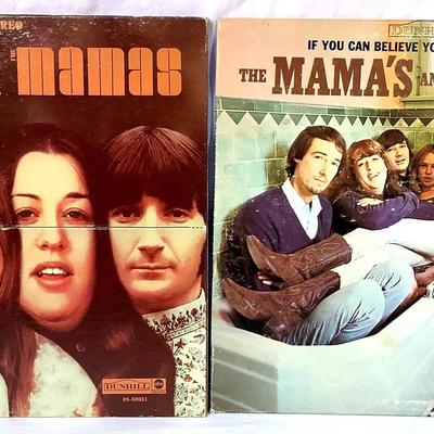 The Mamas & The Papas – Lot of 2 Vintage Vinyl LPs – “Papas & Mamas” (1967) + “If You Can Believe Yo