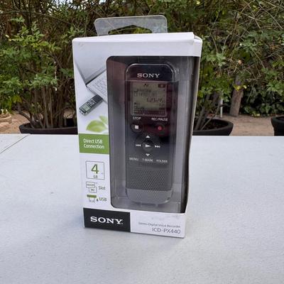Sony ICD-PX440 Digital Voice Recorder 4GB USB MP3 Stereo Dictaphone Meeting Lecture