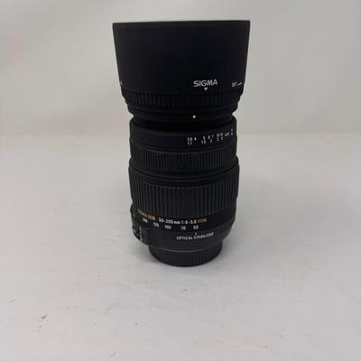 Sigma 50-200mm f/4-5.6 HSM Zoom Camera Lens