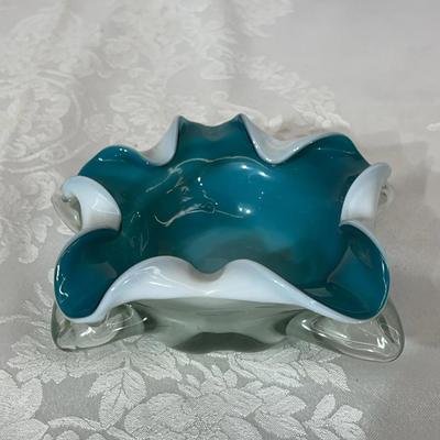 Mid-century modern Italian art glass bowl