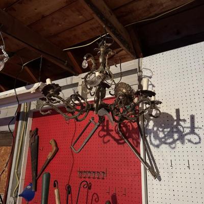 Sale Photo Thumbnail #124: Antique Chandelier 