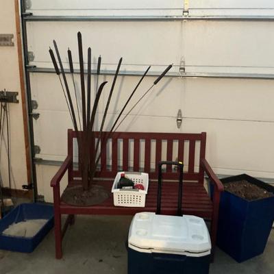 Sale Photo Thumbnail #154: Metal cattails