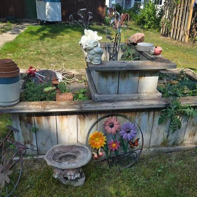 Garden Decor Lot 