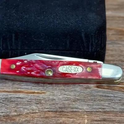 Case XX 2-Blade Pocket Knife – Item #00638 – Pattern 6227SSSC – Script Shield – Stainless – With Box
