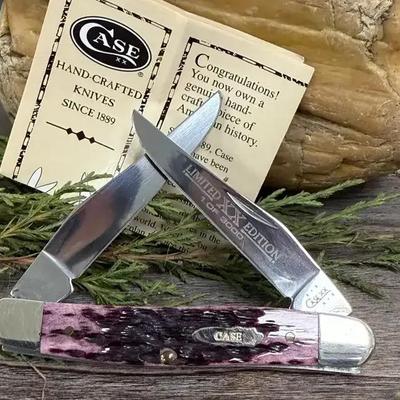 Case XX Muskrat SS Knife – Limited Edition Series 3 Cabernet Bone (2003) w/ Box