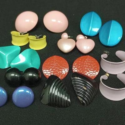 Colorful Post Earrings #4