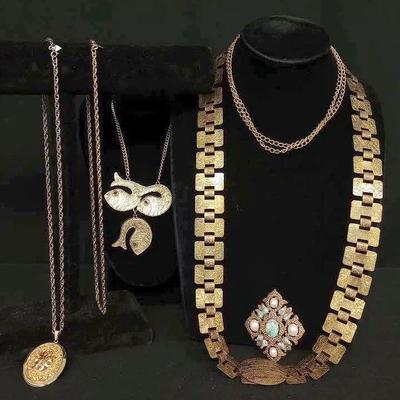 Sarah Coventry Large Pendants, Necklaces and Belt