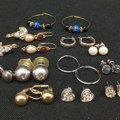 Silvertone & Goldtone Earrings