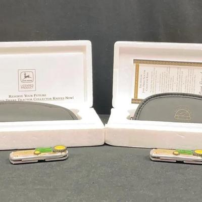 Franklin Mint John Deere Tractor Collector Knives
