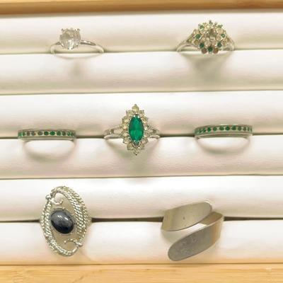 Fashion Rings #2 - Silvertone