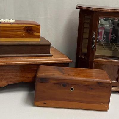 Wood Jewelry Boxes And More