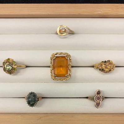 Fashion  Ring#1 Gold Tone