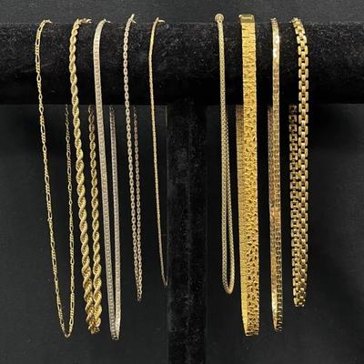 Goldtone Chains - Short