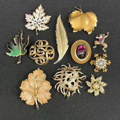 Vintage Goldtone Brooches #2