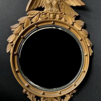 Federal Style Eagle Convex Mirror