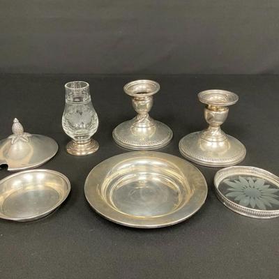 Silver Candlesticks & Friends