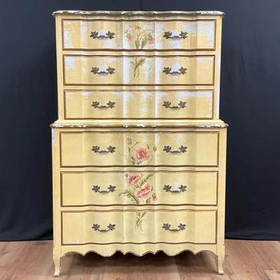 French Provincial Styled Chest Of Drawers