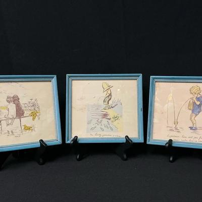  Vintage French Boy Prints 