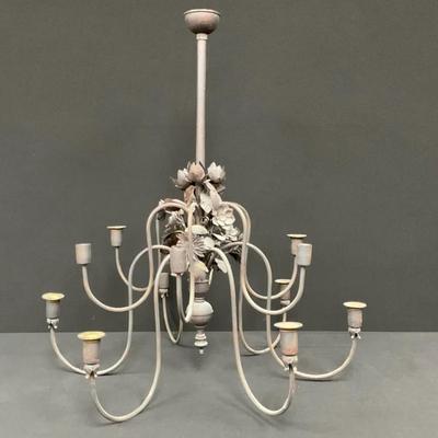 Metal Hanging Chandelier Candle Holder
